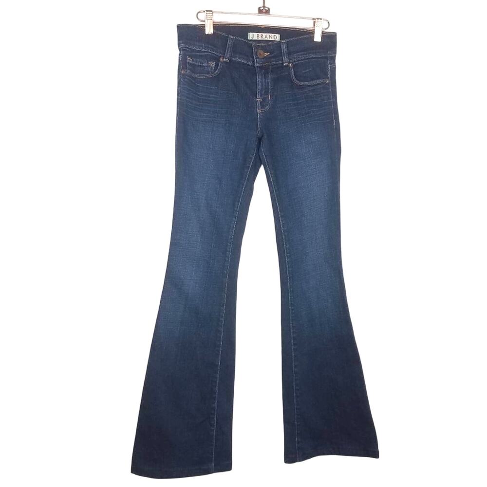 J Brand | Dark Denim Bottom Flare Jeans 27